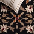 thumbnail image 6 of Safavieh Easy Care Myrtle Floral Area Rug, Black/Ivory, 6' x 6' Round, 6 of 11