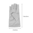 thumbnail image 4 of Half-Finger Gloves Skid Resistance Riding Protective Gloves for Woman Lady Female Gray, 4 of 8