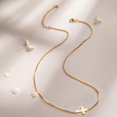 thumbnail image 2 of Cross Necklace for Women Cross Pendant Necklace Delicate Christian Jewelry Minimalist Faith Easter Basket Gifts, 2 of 4