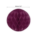 thumbnail image 2 of Uxcell Paper Pom-Poms Flower Balls 8 Inch Paper Tissue Flower Balls for Party Wedding Decoration Pack of 6,Wine Red, 2 of 6