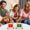 thumbnail image 4 of JIhuahe Wooden Shut The Box Dice Game- Numbers Classic Pub Game for Family Gathering Toys and Hobbies,D, 4 of 6