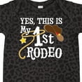thumbnail image 4 of Inktastic Yes, This is My 1st Rodeo Cowboy Hat with Red Band, Lasso Boys or Girls Baby Bodysuit, 4 of 5