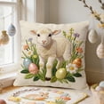 thumbnail image 2 of SLYNSHome Spring Throw Pillow Covers Vintage Animal Flowers Pillow Cases Cottagecore Pillow Cover for Couch Sofa Decor, 2 of 7