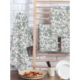 thumbnail image 2 of Farmhouse Kitchen Dish Towels for Drying Dishes Set of 3, Teal Blue Green Vintage Flower Leaf Plant Waffle Weave Microfiber Hand Tea Bathroom Towels Quick Dry & Absorbent Towel 15.7x23.6, 2 of 7
