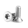 thumbnail image 1 of Tornillos de cabeza plana avellanada con accionamiento en estrella, pernos de acero inoxidable (M3×12), 1 of 1