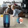 thumbnail image 4 of USB Rechargeable Electric Insect Killer, 3600mAh Portable Bug Zapper with Camping Light, 1076sqft Coverage, Child-Safe Mesh Cover, 4 of 6