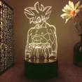 thumbnail image 2 of Lámpara LED 3D de Dragon Ball Z, luz de noche, Vegeta, Super Saiyan, figura de Anime, Goku, Jiren, Broly, lámpara de mesa blanca cálida, juguetes, regalos, 2 of 2