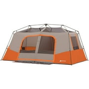 Ozark Trail 11-Person Instant Cabin Tent with Private Room – 3-Room Family Camping Tent with Awning