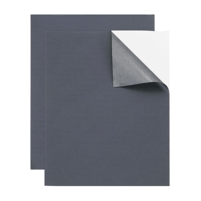 2 Pcs Parche de Reparación de Cuero 8"x10" Kit de Cinta de Reparación de Cuero Autoadhesiva para Muebles Sofás Sillas Asientos de Autos Barcos Chaquetas, Gris Azul