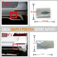 thumbnail image 3 of Trimla Rear Tow Cover for 12-14 Mercedes Benz X166 Fit ML/GLE 300 320 350 400 450 500 550 63 2012 2013 2014 bumper Towing Hook Eye Cap A1668851923 Chrome, 3 of 5