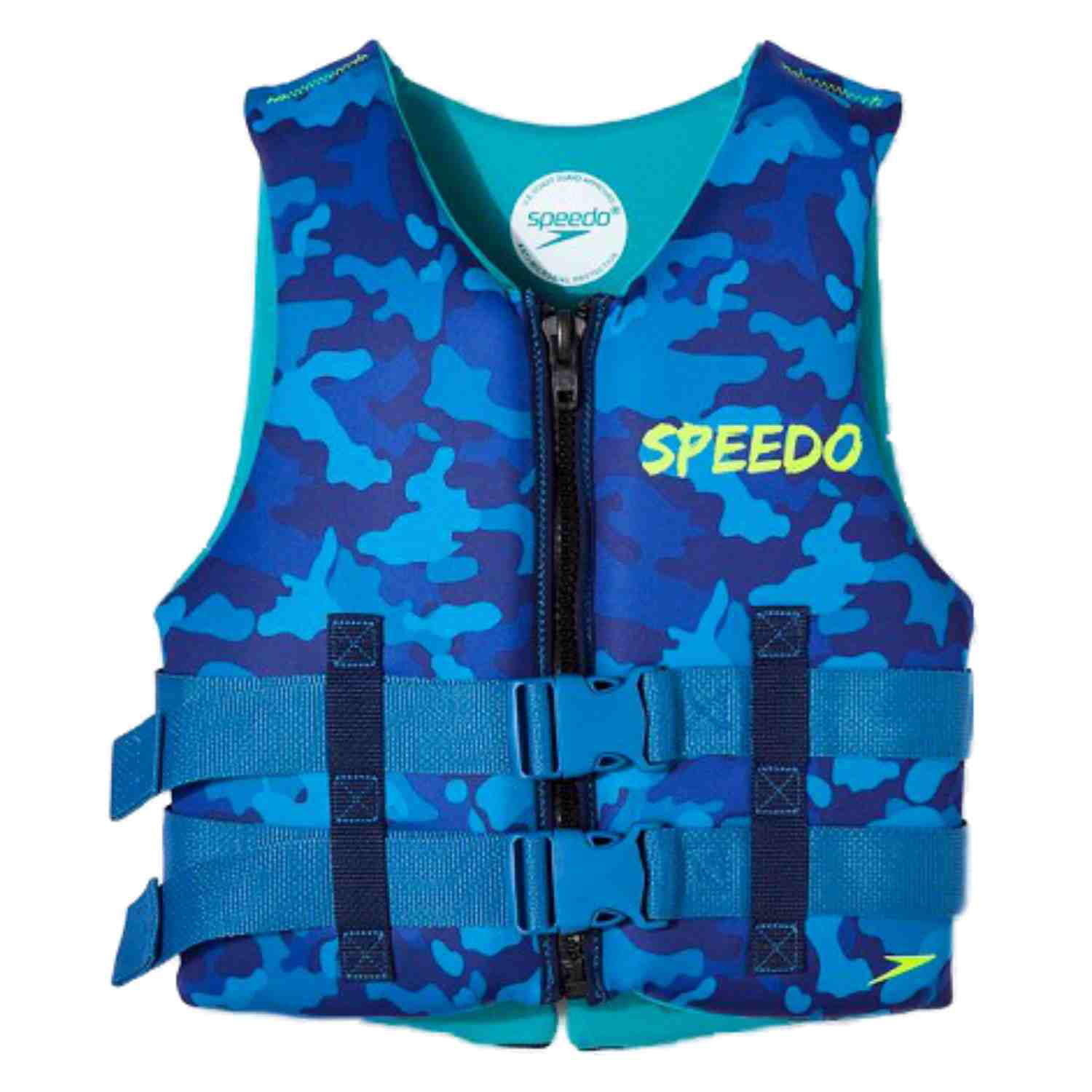 Speedo Kid US Coast Guard Approved Neoprene Life Jacket Preserver Vest Child PFD 
