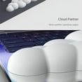 thumbnail image 2 of Reposamuñecas para teclado ckepdyeh Cloud, de cuero suave, con espuma viscoelástica, para escribir fácilmente, alivia el dolor y es antideslizante, G corto, 2 of 8