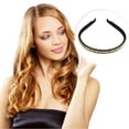 thumbnail image 5 of Unique Bargains 1 Pcs Rhinestone Headband Faux Crystal Headbands Hair Accessories for Women Champagne 0.47 Inch Wide, 5 of 7