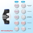 thumbnail image 4 of Uxcell Golf Ball Marker Stencil 360 Triple Line Alignment Marking Tool Black/Blue, 2 Pcs, 4 of 7