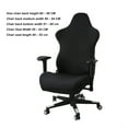 thumbnail image 6 of Office Chair Cover with Armrest Covers， Universal Stretch Desk Chair Cover, Computer Chair Slipcovers- Black, 6 of 7