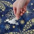 thumbnail image 4 of FREEAMG Golden Snowflakes Jigsaw Puzzles 500 Piece for Adults Large Puzzle Game Challenging Family Puzzle Game for Adults Teens 20.5" x 14.9", 4 of 7