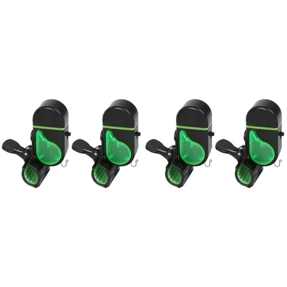 2025 Upgrade Fishing Bite Alarm with LED Light - Smart Electronic Fish Bite Alert System for Fishing Rods - Waterproof Bite Alarm with Sound & Light Notifications for Night Fishing