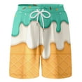 thumbnail image 4 of Shadoumai Little Boy Shorts Size 5-6 Cartoon Print Elastic Waistband Cotton School Sport Shorts Cute Running Shorts Boys Summer Clothes, 4 of 4