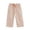 Orange, variant on lnmuld Girls Classic Small Check Plaid Cropped Pants Allover Gingham Full Elasticated Waist Drawstring Breathable Casual Capri Trousers Size:11-12 Years