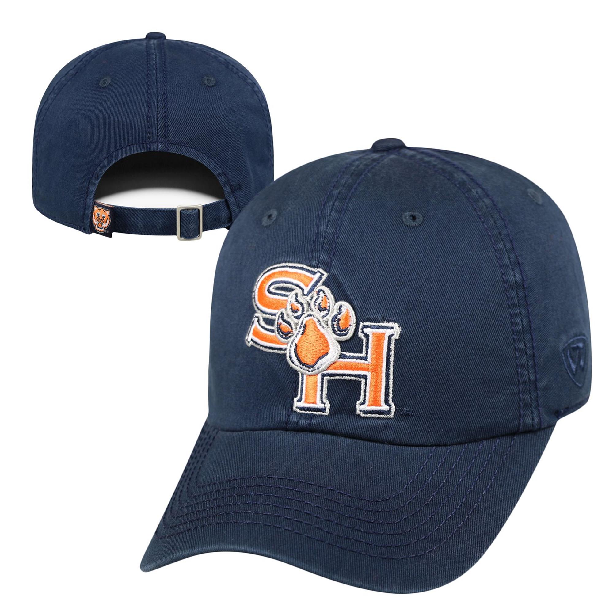 NCAA Sam Houston State Adult Cotton Crew Adjustable Strapback Hat/Cap
