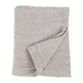 thumbnail image 2 of Superior Maya Chenille Herringbone Cotton Blanket, Throw, Brown, 2 of 9