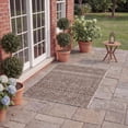 thumbnail image 4 of SAFAVIEH Courtyard Altan Geometric Indoor/Outdoor Area Rug, Grey/Brown, 8' x 10', 4 of 13