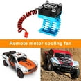 thumbnail image 1 of Disipador De Calor Del Motor Disipador De Calor Del Motor Disipador de calor de motor sin escobillas con ventilador de refrigeración de 5 V para coche RC 1/14 1/16 1/18 (azul), 1 of 8