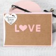 thumbnail image 3 of Tarjetas de amor de papel kraft de 5 piezas, tarjetas de regalo de corazón rosa, tarjetas de mensaje de San Valentín, 3 of 4
