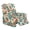 Boho Mandala Floral, variant on Xixirimido Cowhide Pattern Recliner Slipcovers 4-Pieces Lazyboy Covers Couch Chair Cover Non Slip Reclining with Storage Pockets Furniture Protector for Home Living Room