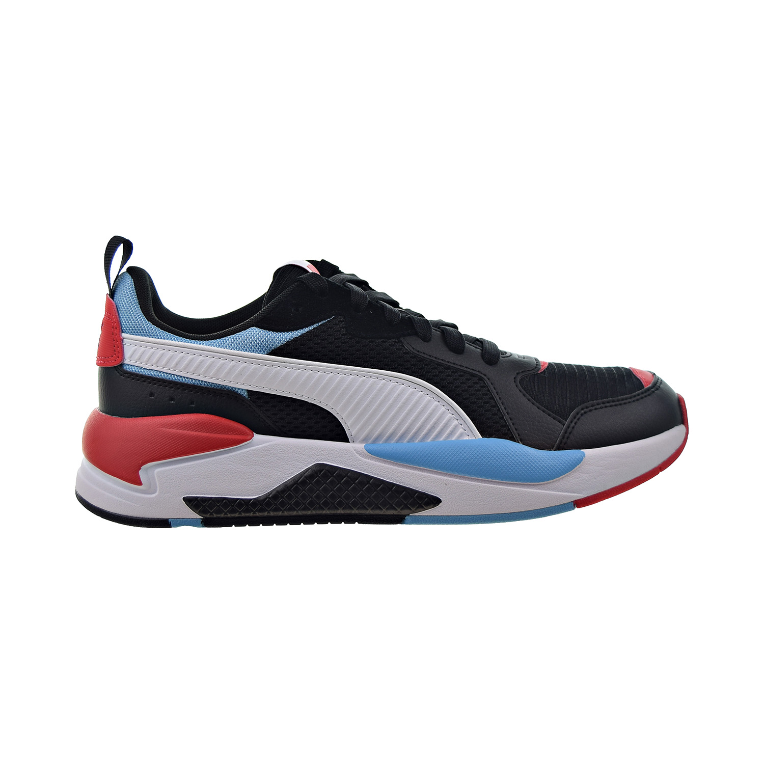 Puma X-Ray Color Block Men's Shoes Black-White-Blue-Red 373582-01 - image 1 of 6