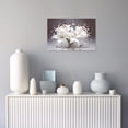 thumbnail image 2 of ZHONGYUTONG White Lily Flower Wall Art Canvas Floral Blooming in Water Pictures Still Life Painting for Bathroom Decor Framed (16.00" x 24.00"), 2 of 5