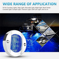 thumbnail image 2 of 10x DC12V Round Marine Boat LED Courtesy Lights Cabin Deck Stern 6 LED Side Marker LightNavigatioin Light Blue, 2 of 5