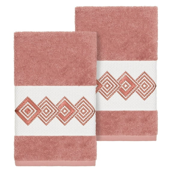 Linum Home Textiles Noah Turkish Cotton Embellished Hand Towel