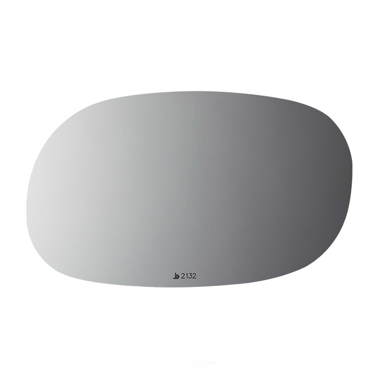 Burco Side View Mirror Replacement Glass - Clear Glass - 2132