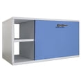thumbnail image 1 of Gabinete Baño Moderno Ensamblado Mdf Elegante Vinil Azul, 1 of 4