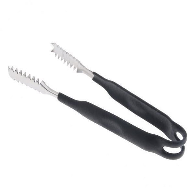 2 Pinzas Para Hielo Para Parrilla De Cocina De Acero Inoxidable Con Mango Antideslizante De Silicona De 8 Pulgadas
