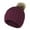 Wine, variant on Women's Outdoor Travel Essentials Accessories Baseball Caps for Women Outdoor Winter Neutral Keep Warm Hats Pineapple Knitted Woolen Hat
