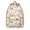 Citrus-6, variant on Puppy and Bone Print Backpack, Lightweight School Bag with Cute Furry Dog Design and Minimalist Pattern