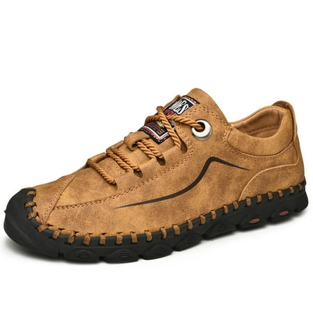 

Men‘s Fashion Microfiber Casual Slip On Loafers Hiking Shoes