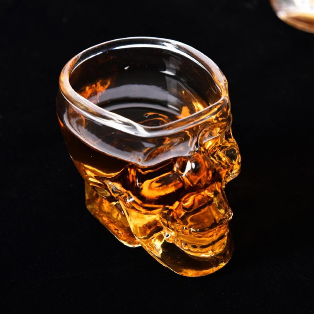 Details about   New Crystal Vodka Whiskey Skull Head Shot Glass Cup Drinking Ware Home New RI 
