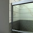 thumbnail image 4 of DreamLine Duet 30 in. D x 60 in. W x 74 3/4 in. H Semi-Frameless Bypass Shower Door in Chrome and Right Drain Biscuit Base, 4 of 15