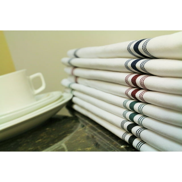 MJS 100 Spun Polyester 2 PLY Napkins 12 PK Type Bistro, Color Navy