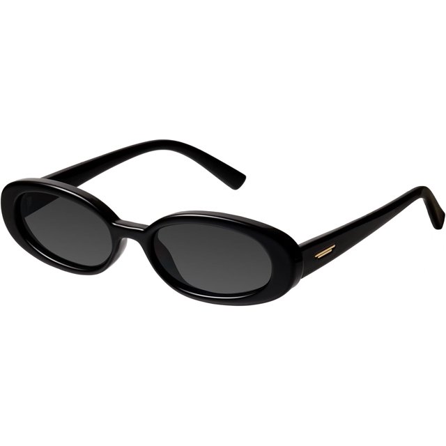 Gafas de sol ovaladas pequeñas retro para mujer con cara pequeña estrecha