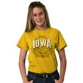 thumbnail image 4 of Iowa IA Student Campus Pride Seal Men's Graphic T Shirt Tees Brisco Brands S, 4 of 6