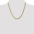 thumbnail image 2 of Real 14kt Yellow Gold 4.75mm Flat Beveled Curb Chain; 20 inch; Lobster Clasp; for Adults and Teens; for Women and Men, 2 of 5