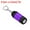 Purple, variant on Uxcell 2.1" Mini Rechargeable LED Keychain Flashlight USB Charging Purple