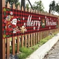 thumbnail image 2 of facefd Christmas Streamer Hanging Background Ornament Polyester Decorative Banner, SDHF-GZ03, 2 of 7