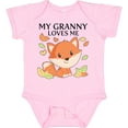 thumbnail image 3 of Inktastic My Granny Loves Me- Little Fox Boys or Girls Baby Bodysuit, 3 of 5