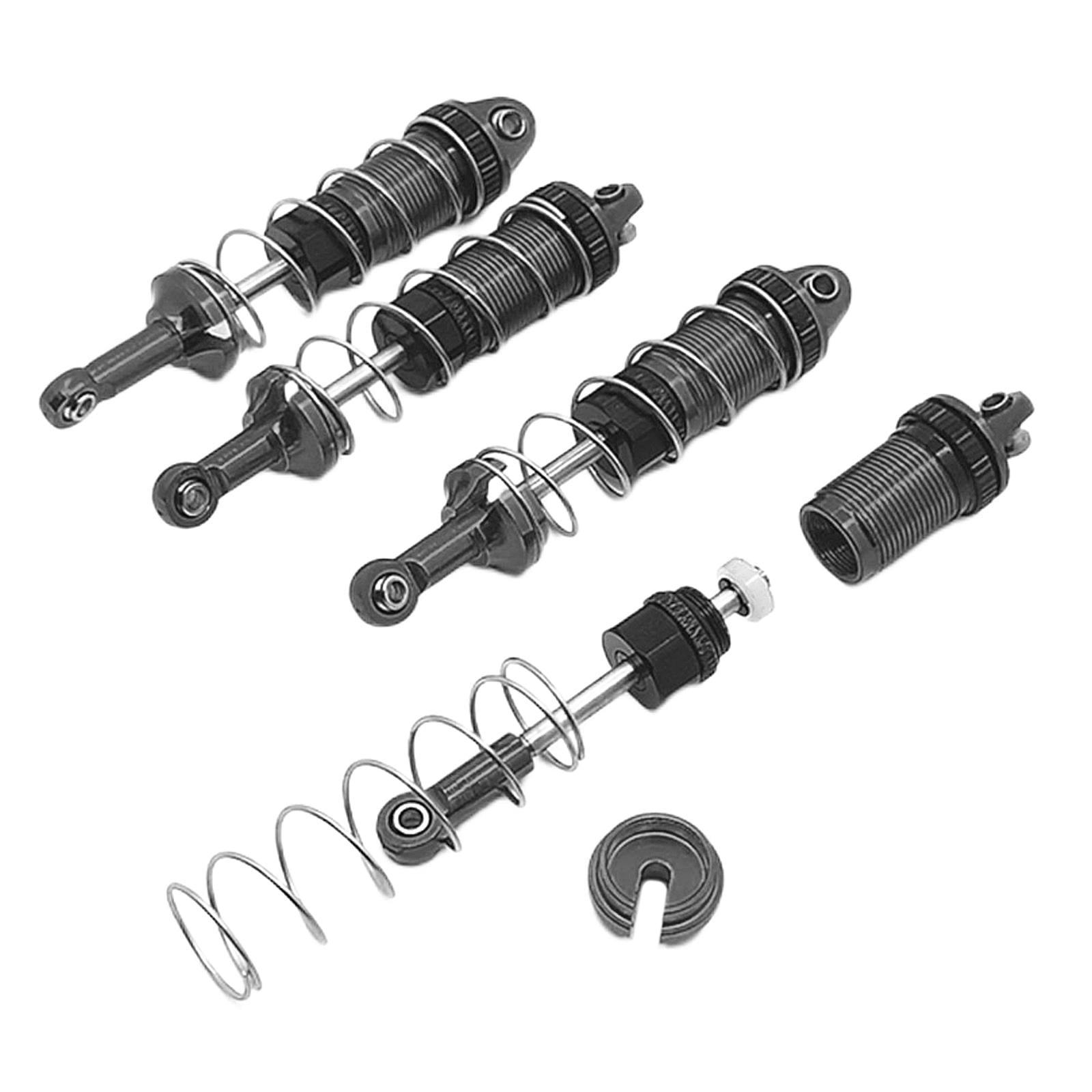 Pack of 4 Filled Front & Rear Shock Absorber for MN 1/12 RC crawler