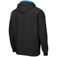 thumbnail image 3 of Men's Colosseum Black UCLA Bruins Arch & Logo 3.0 Full-Zip Hoodie, 3 of 3